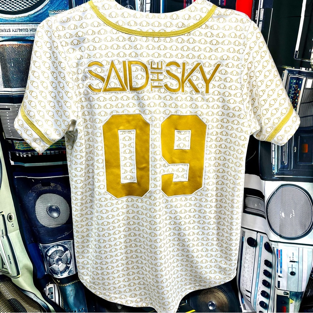 SAID THE SKY 09 Baseball Jersey Men's size XS